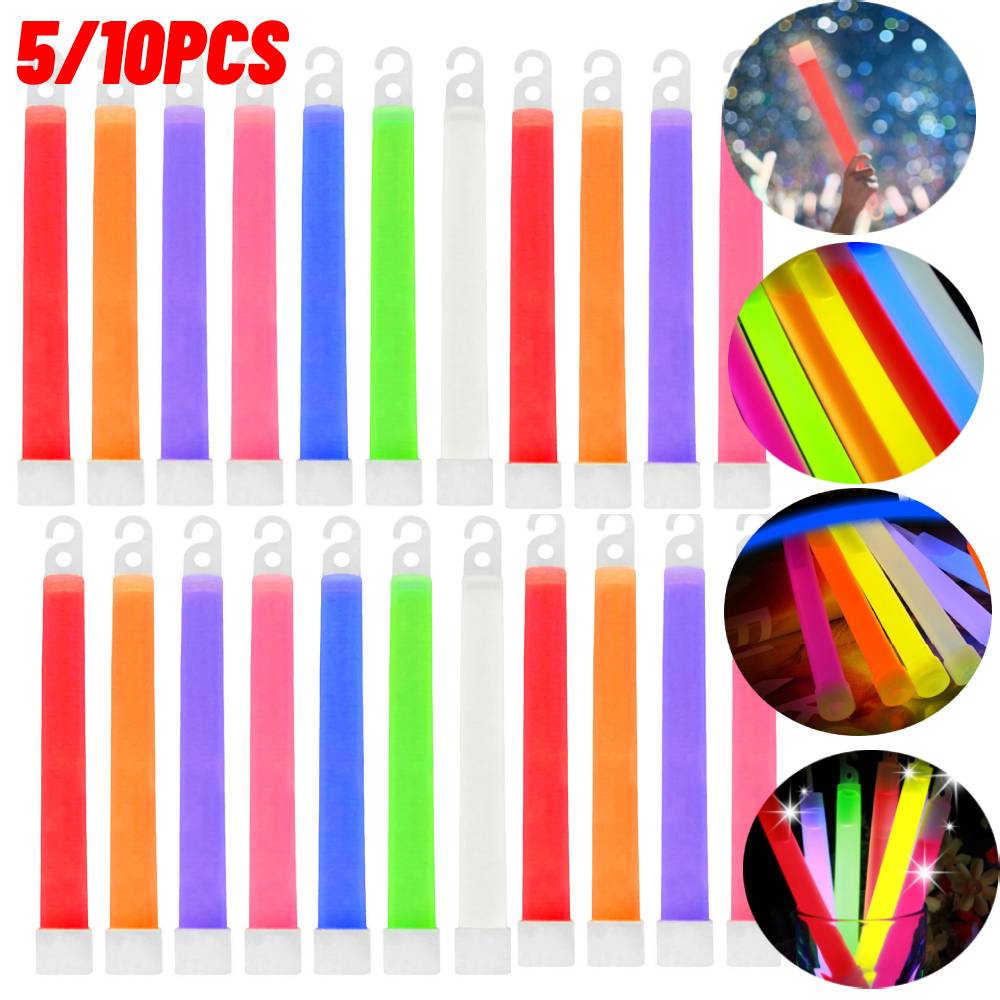 Glow Sticks Survival - 5/10 adet Survival askeri Glow işık