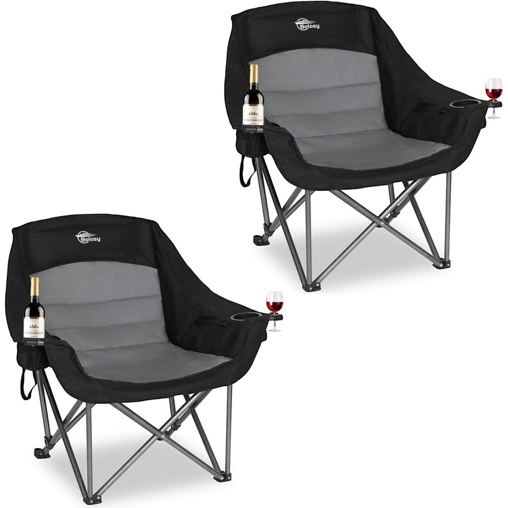 Outdoor Oversized Camping Chair - 2'li Paket Büyük Boy Kamp Sandalyeleri