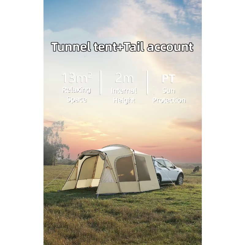Outdoor Camping Car Tail Tent - Çadır Fabrikası Özel Tasarım Açık Hava