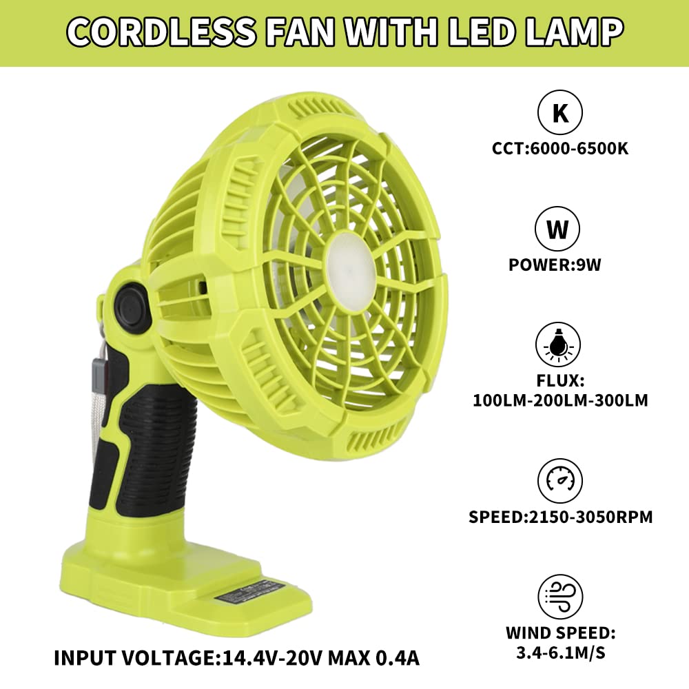 Outdoor Camping Jobs - Ryobi LED ışık ile akülü taşınabilir