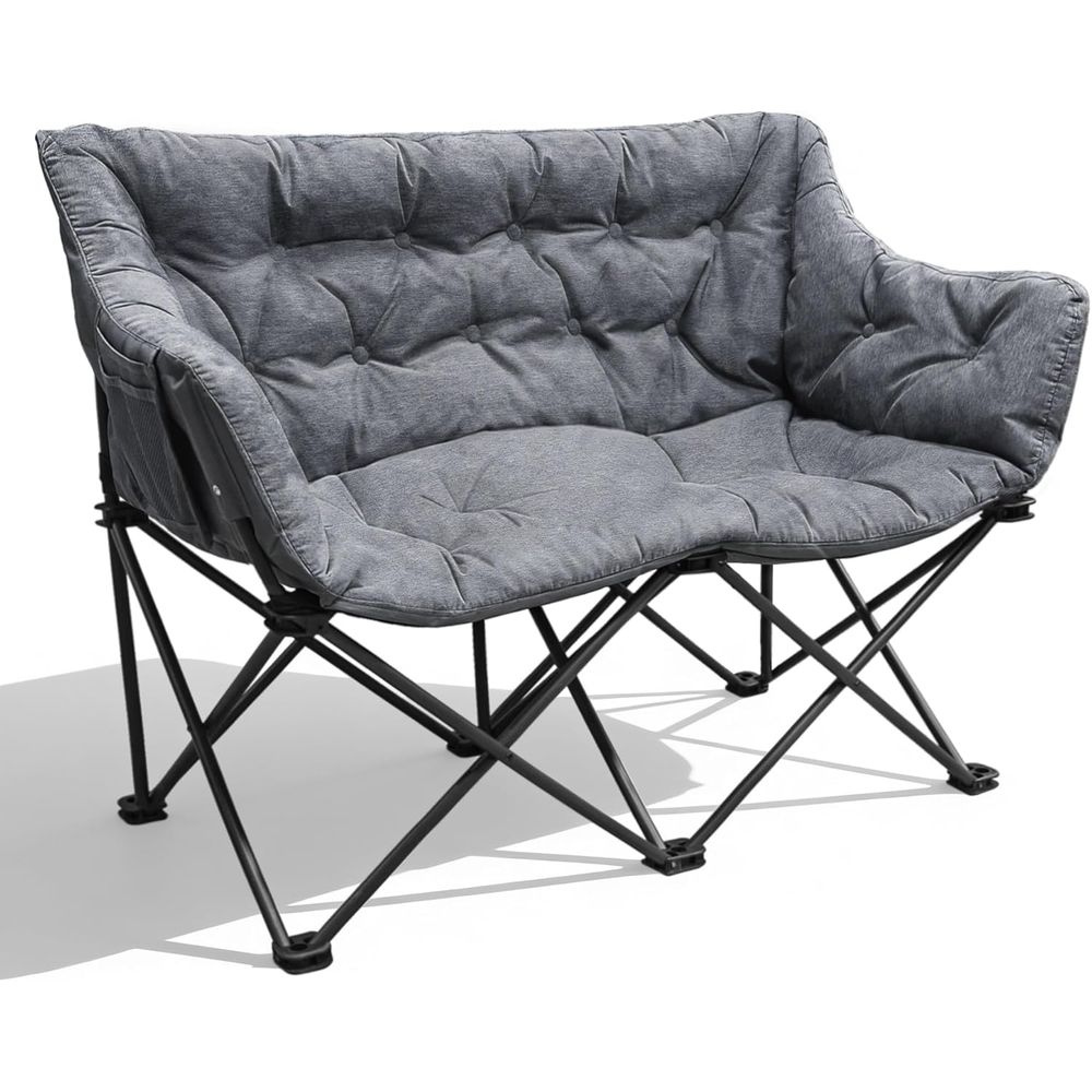 Outdoor Oversized Camping Chair - Ağır Hizmet Tipi Büyük Boy Yastıklı