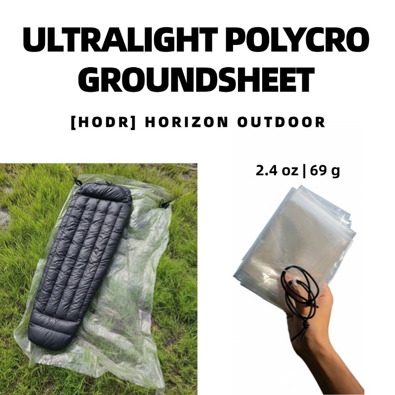 Outdoor Camping Rug Waterproof - [HODR GEAR]Ultra Hafif Polycro Zemin Örtüsü