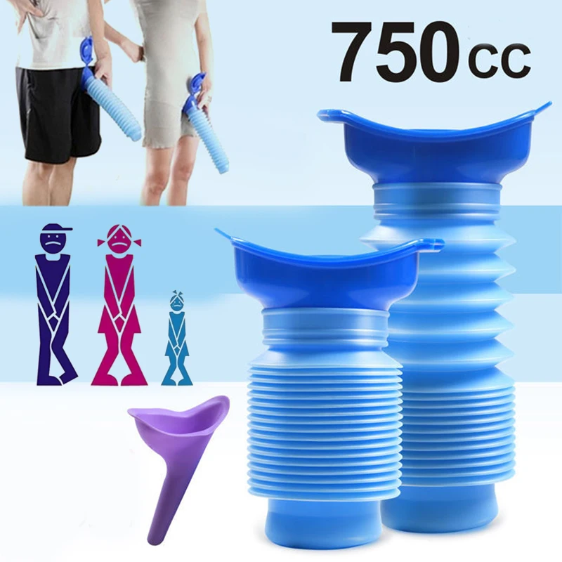 Outdoor Camping Urinal - 750 ML Taşınabilir Ayakta Piss Tuvalet