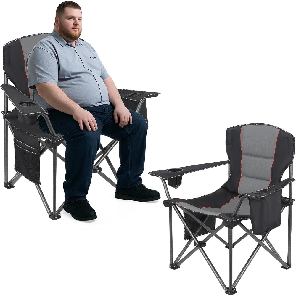 Outdoor Oversized Camping Chair - 2'li Paket Ağır Hizmet Tipi Büyük