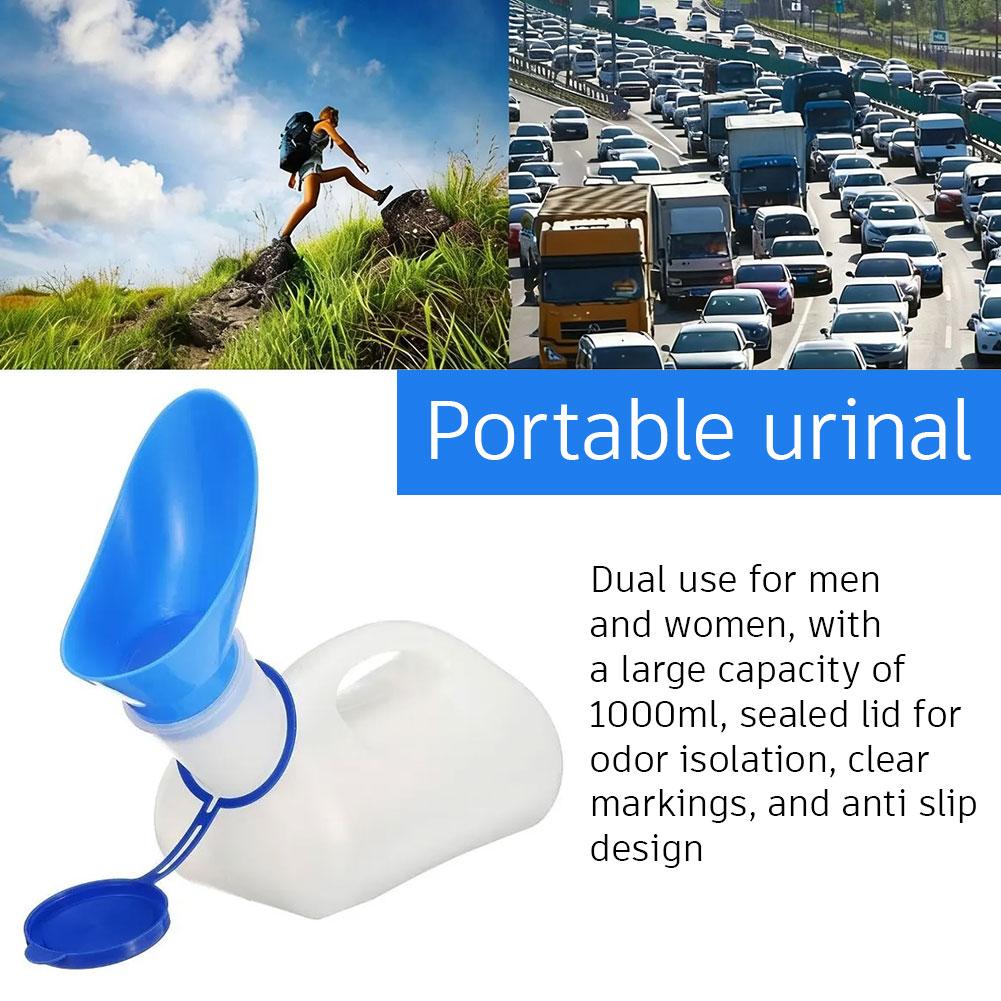 Outdoor Camping Urinal - 1000 ML Taşınabilir Pisuar Şişesi Unisex