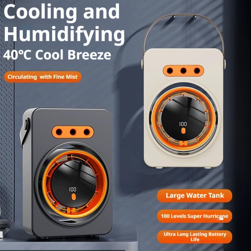 Outdoor Camping Misting Fan - Masa Vantilatörü 5 Ayarlanabilir Rüzgar Hızı