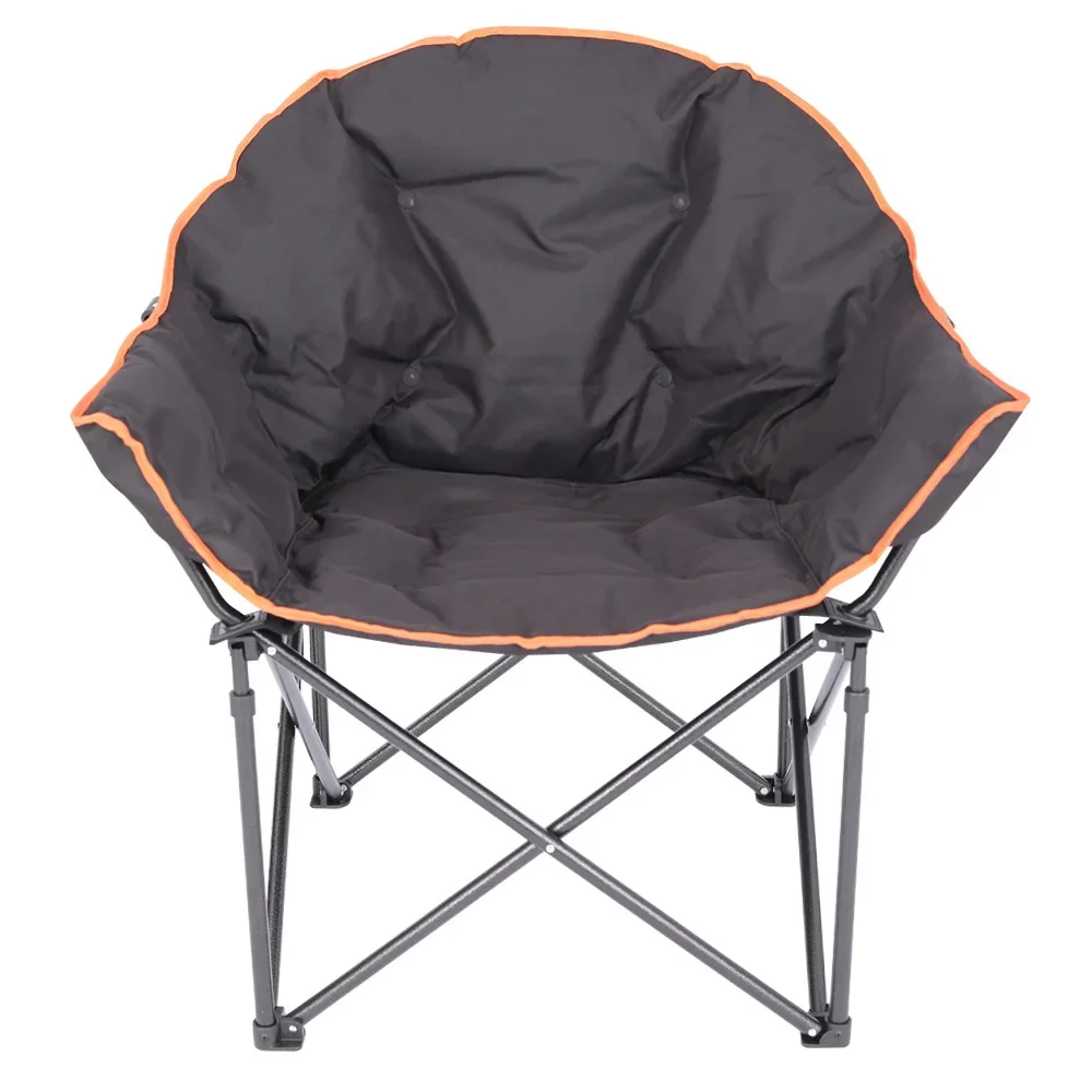 Outdoor Oversized Camping Chair - Lüks Büyük Boy Yuvarlak Kanepe Yastıklı