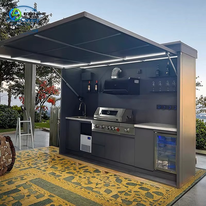 Outdoor Camping Kitchen With Sink - Özelleştirilebilir Kamp Açık Hava Mutfak Seti