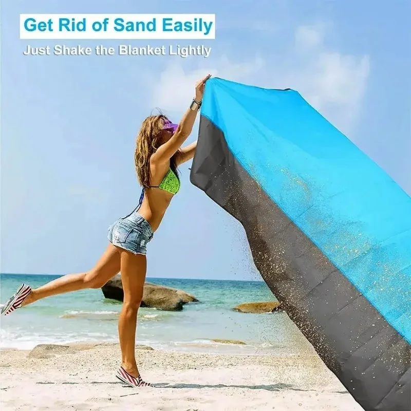Outdoor Camping Rug Waterproof - 200*210cm kum geçirmez plaj battaniyesi su