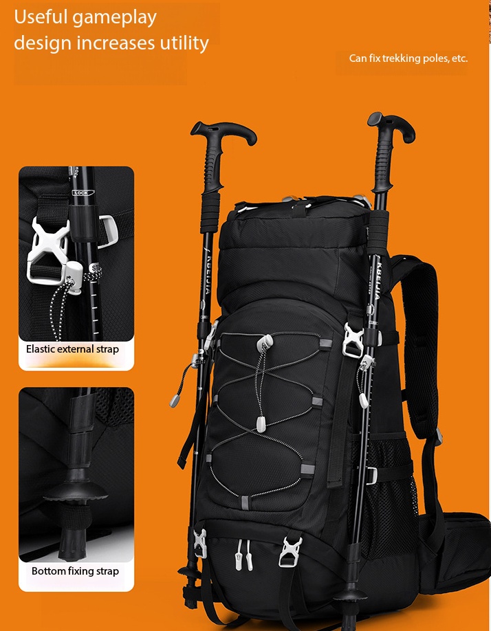 60L Büyük Kapasiteli Profesyon - Outdoor Camping Backpack incelemesi ve fiyatı