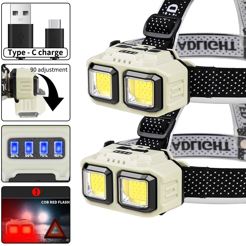 COB LED Far Şarj Edilebilir Fa - Outdoor Camping Jobs incelemesi ve fiyatı