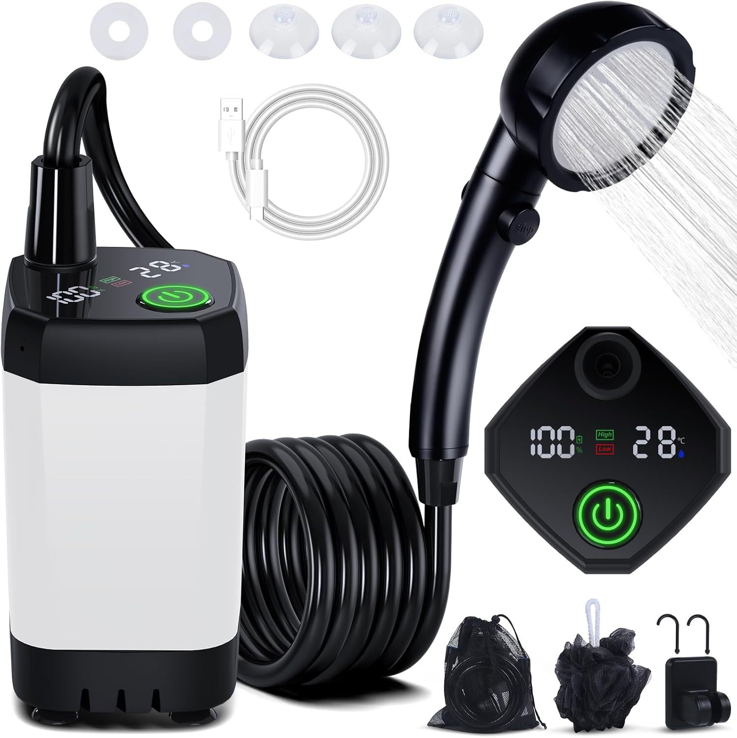Taşınabilir Kendinden Emişli E - Outdoor Camping Shower incelemesi ve fiyatı