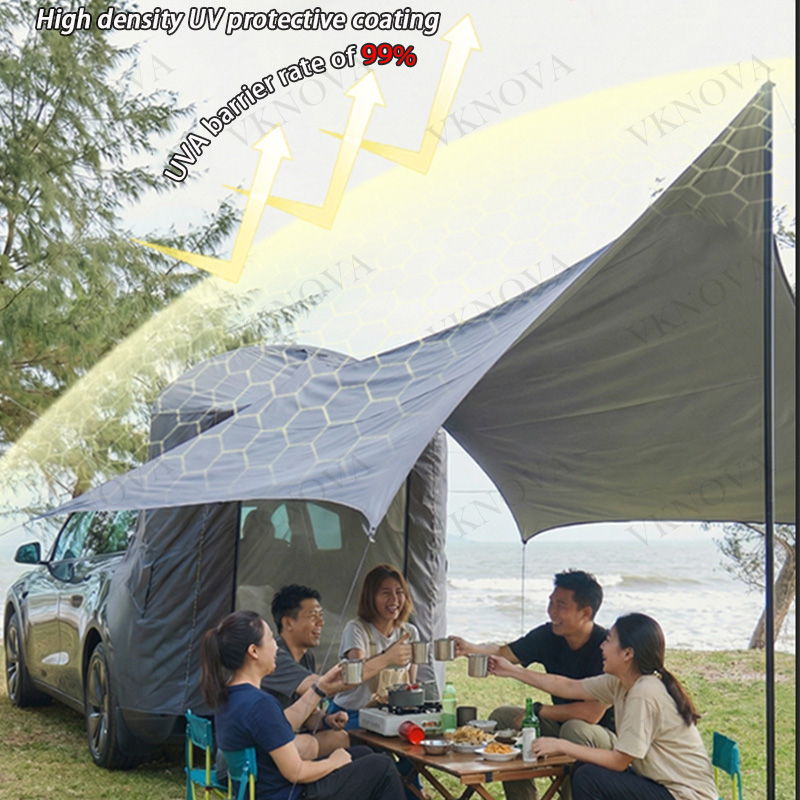 Tesla Model Y Kamp Arabası Ark - Outdoor Camping Car Tail Tent incelemesi ve fiyatı