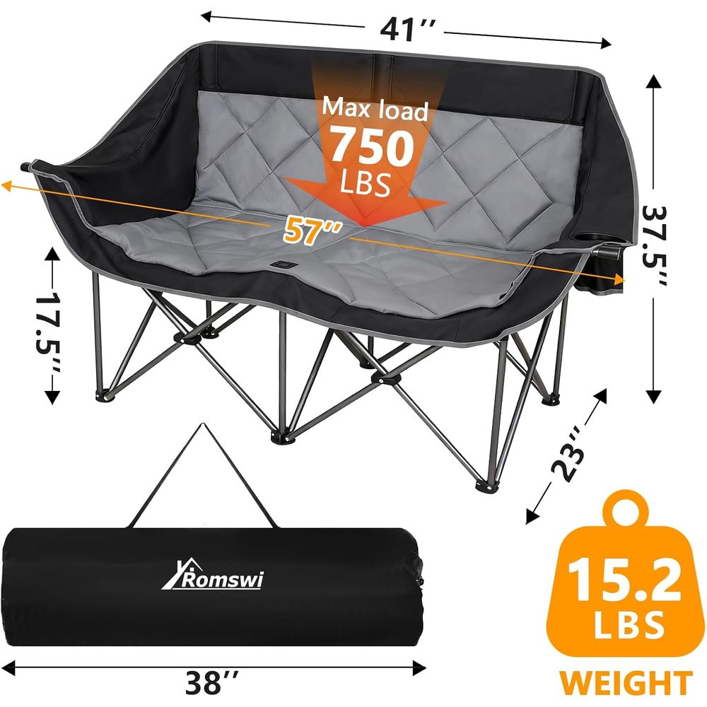 Çift Kişilik Kamp Sandalyesi,  - Outdoor Oversized Camping Chair incelemesi ve fiyatı
