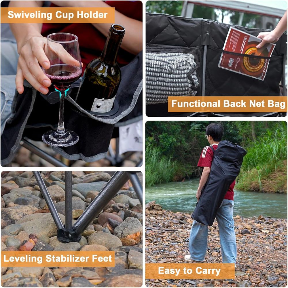 Çift Kişilik Kamp Sandalyesi,  - Outdoor Oversized Camping Chair incelemesi ve fiyatı