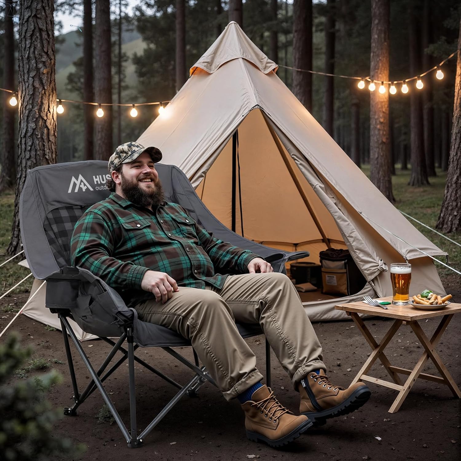 Yetişkinler için Ekstra Büyük  - Outdoor Oversized Camping Chair incelemesi ve fiyatı