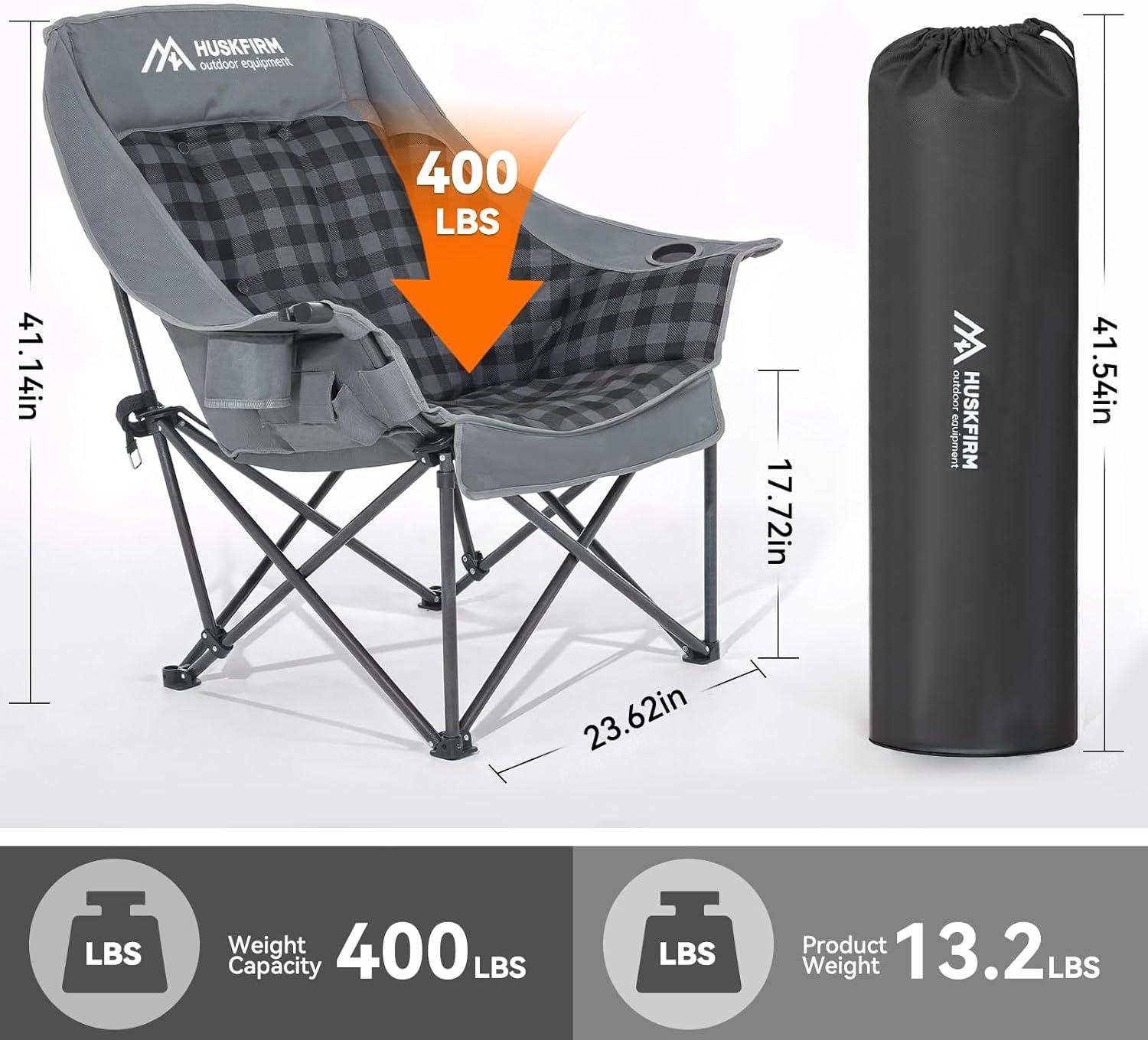 Yetişkinler için Ekstra Büyük  - Outdoor Oversized Camping Chair incelemesi ve fiyatı