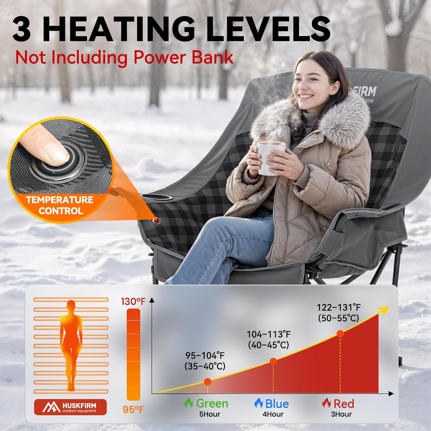 Yetişkinler için Ekstra Büyük  - Outdoor Oversized Camping Chair incelemesi ve fiyatı