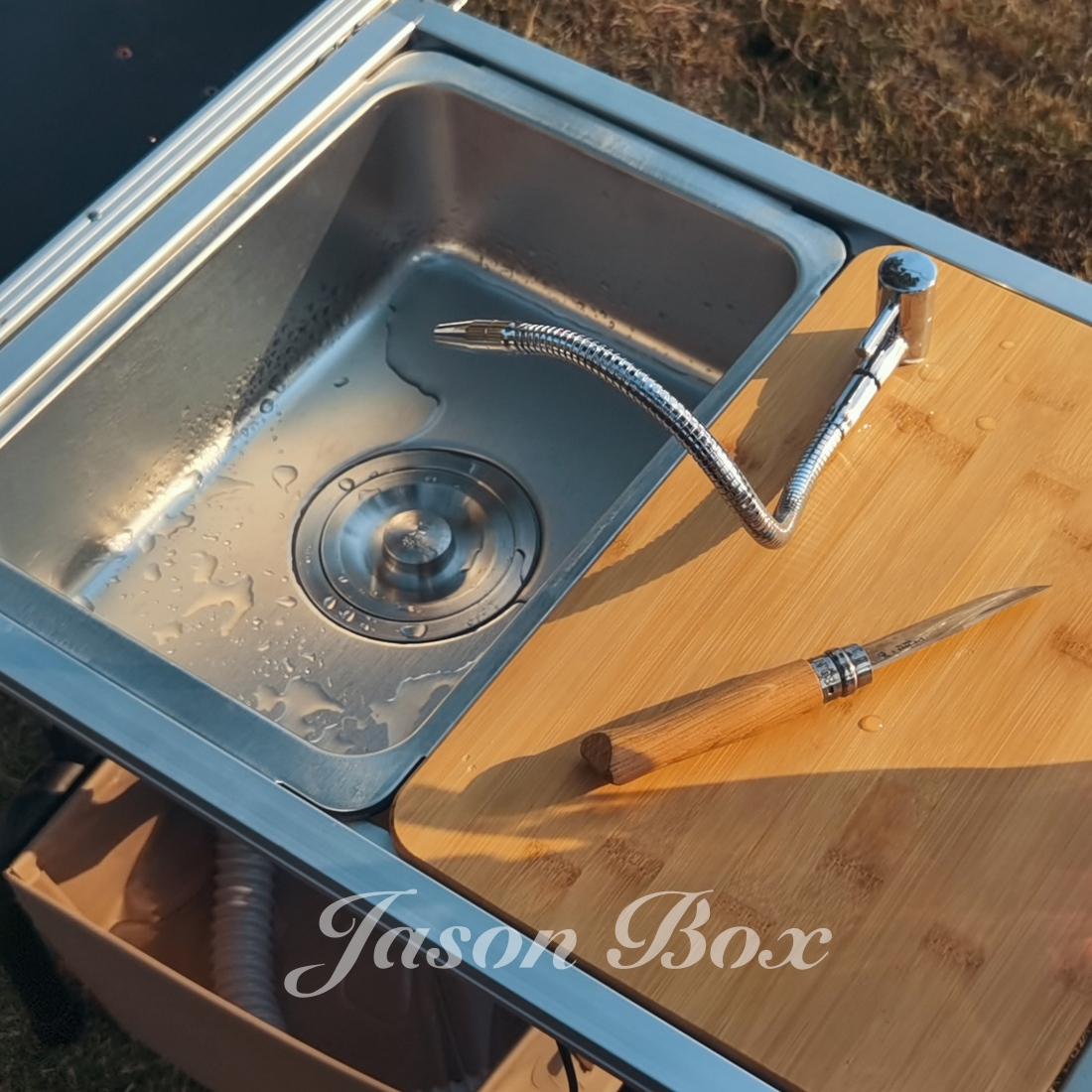 Açık IGT kamp masası mutfak Ze - Outdoor Camping Kitchen With Sink incelemesi ve fiyatı