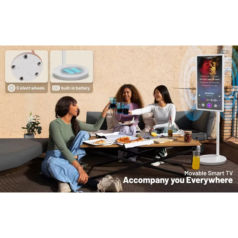 24 İnç Taşınabilir Mobil TV Ak - Outdoor Camping Tv incelemesi ve fiyatı