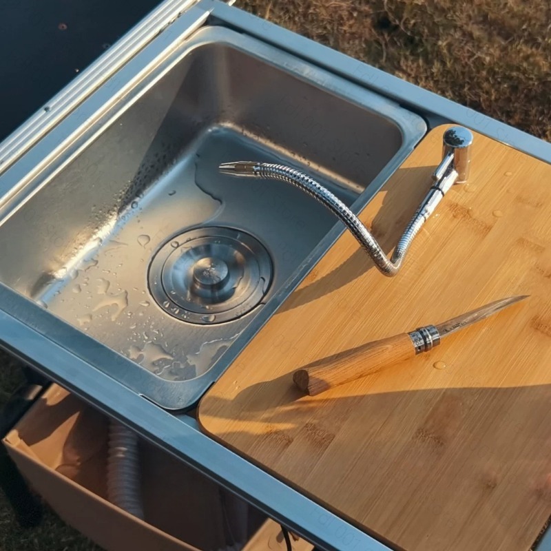 Kamp Lavabosu Modülü, Musluk v - Outdoor Camping Kitchen With Sink incelemesi ve fiyatı