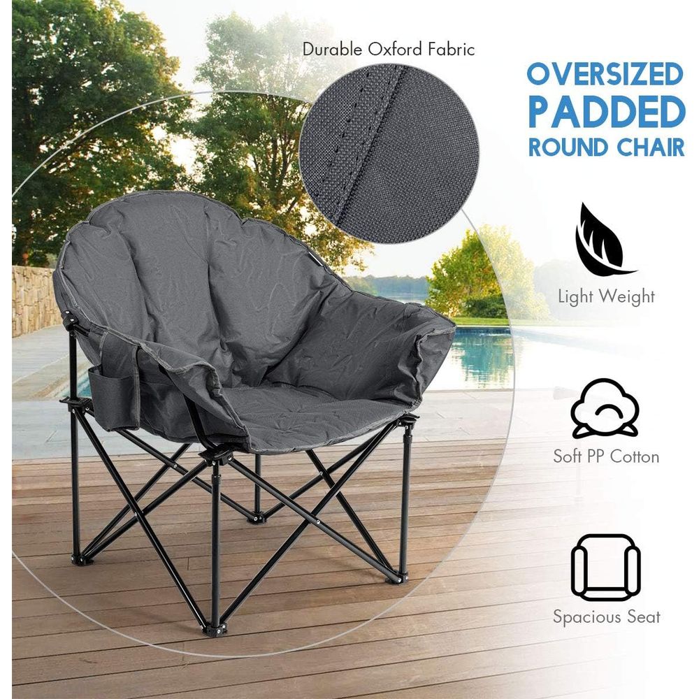 Büyük Boy Yastıklı Ay Şeklinde - Outdoor Oversized Camping Chair incelemesi ve fiyatı