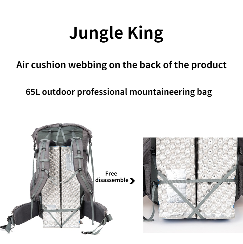 JungleKing CY1040 Suya dayanık - Lightweight Backpack 65L incelemesi ve fiyatı