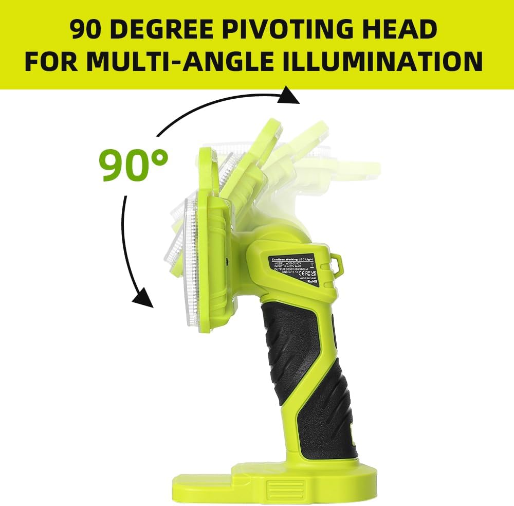 Ryobi 18V için 18W 2000LM Kabl - Outdoor Camping Jobs incelemesi ve fiyatı
