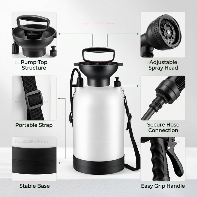 Taşınabilir Kamp Duşu 5L Manue - Outdoor Camping Shower incelemesi ve fiyatı