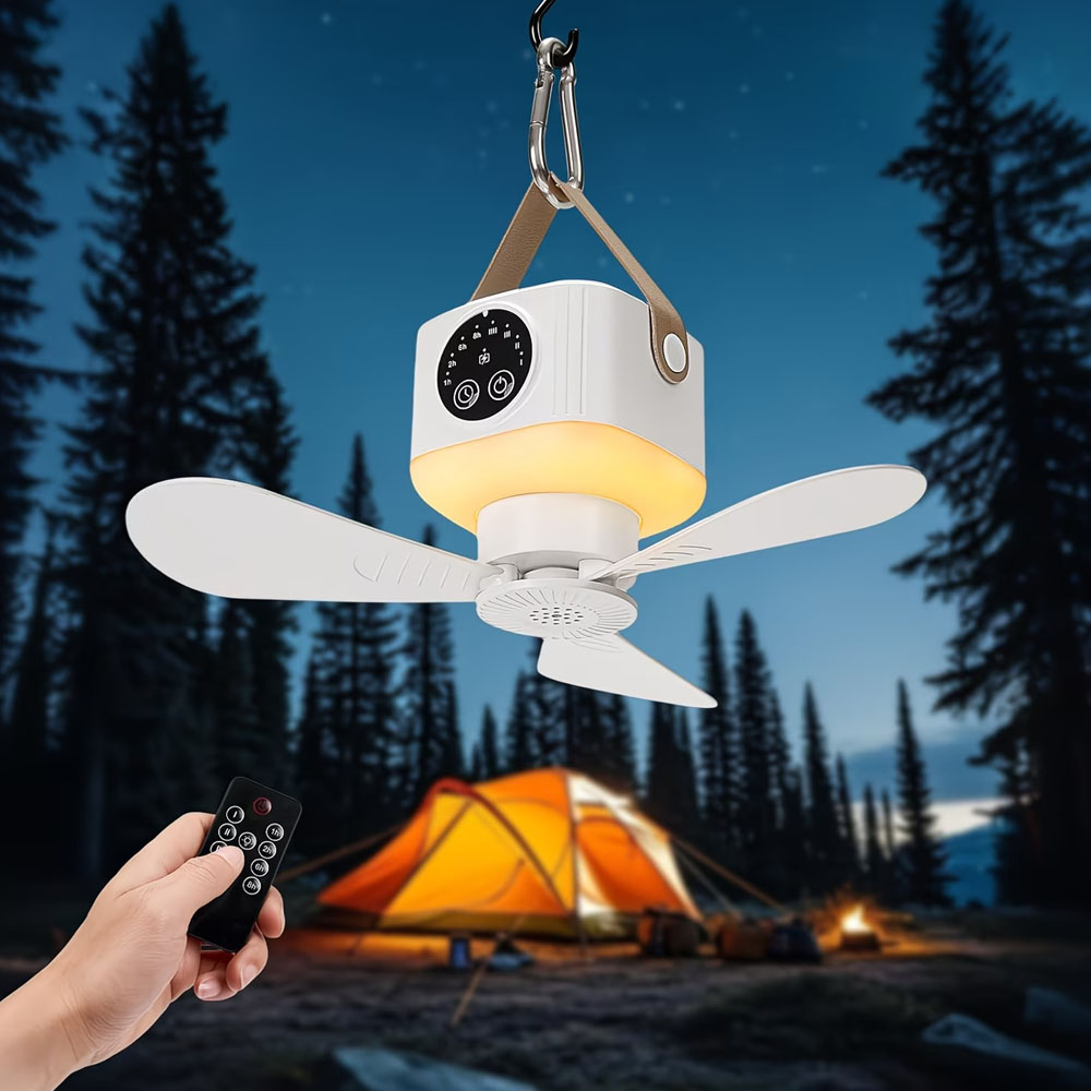 Işıklı Taşınabilir Tavan Vanti - Outdoor Camping Misting Fan incelemesi ve fiyatı