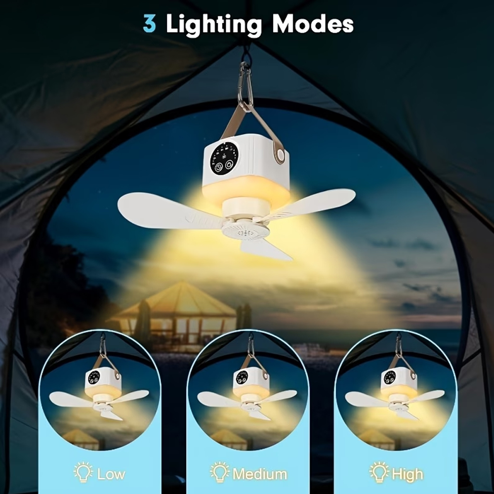 Işıklı Taşınabilir Tavan Vanti - Outdoor Camping Misting Fan incelemesi ve fiyatı