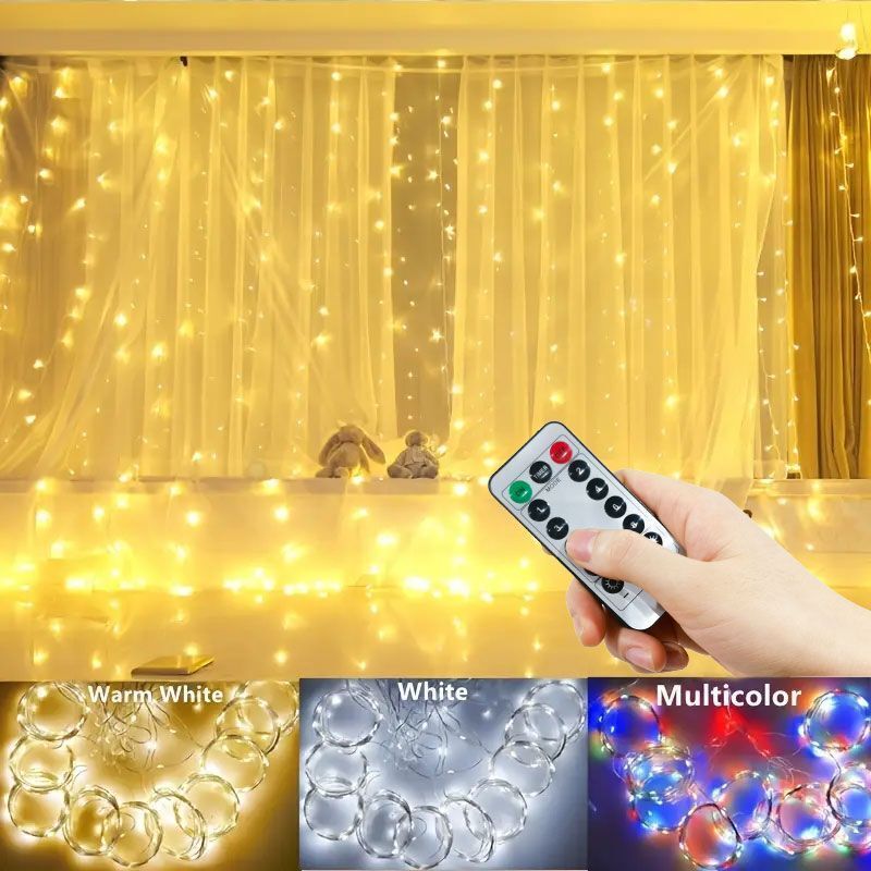 3/4/6 m Perde LED Dize Işıklar - Outdoor Camping Lights String incelemesi ve fiyatı