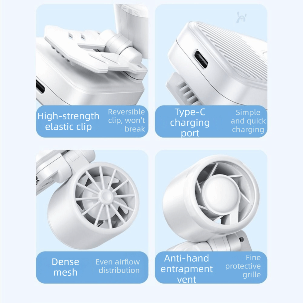 Hafif Taşınabilir Şapka Klipsl - Outdoor Camping Misting Fan incelemesi ve fiyatı