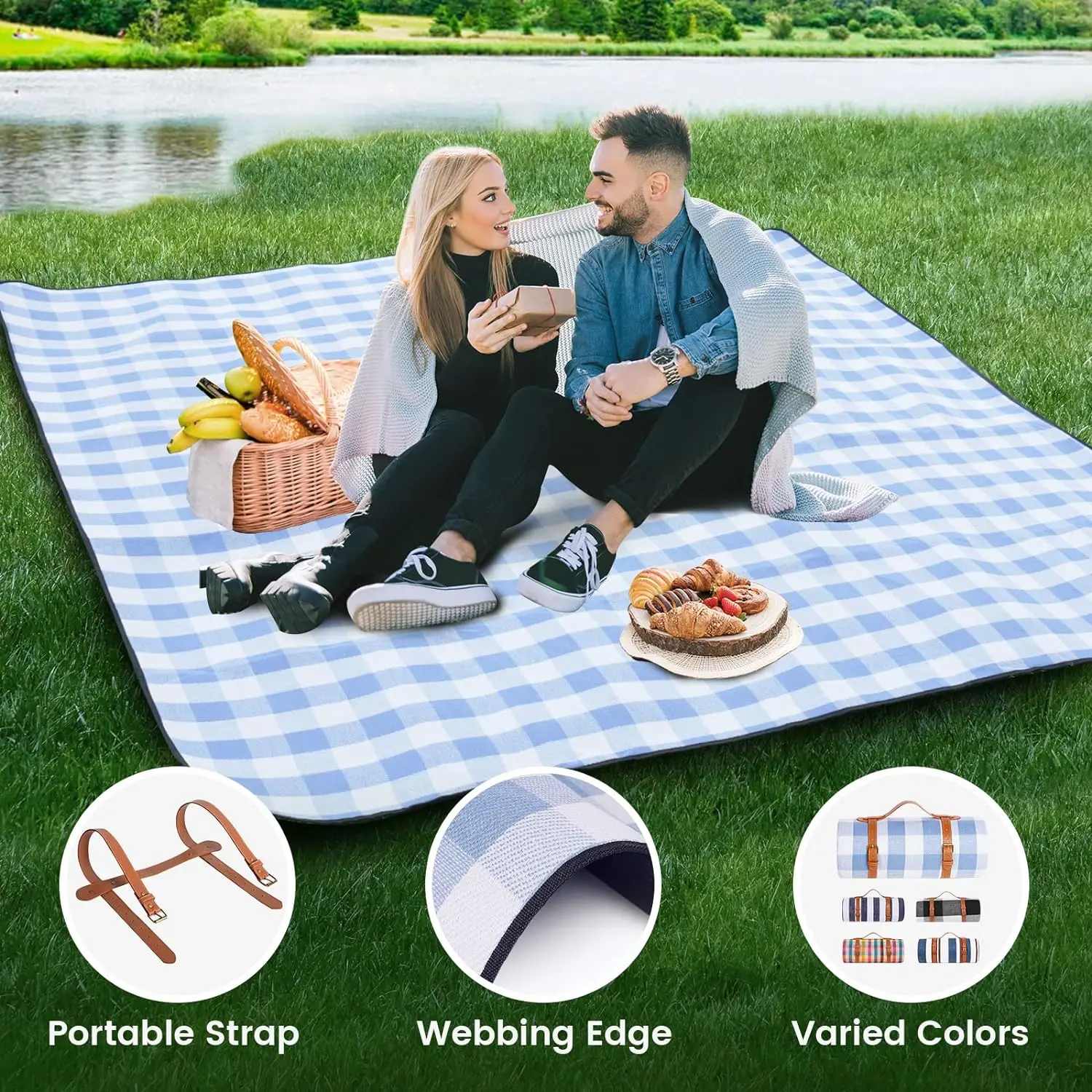ZHUOHUA Piknik Battaniyesi Eks - Outdoor Camping Rug Waterproof incelemesi ve fiyatı