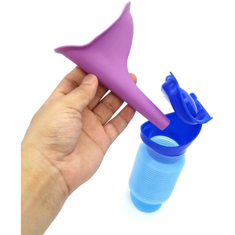 750ML taşınabilir ayakta işeme - Outdoor Camping Urinal incelemesi ve fiyatı