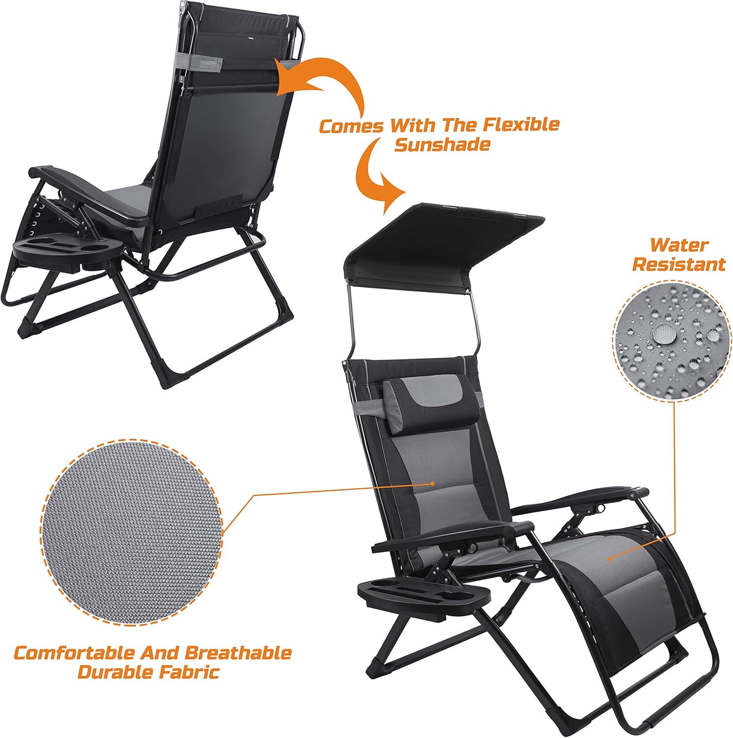 XXL Boyutunda Katlanır Şezlong - Outdoor Oversized Camping Chair incelemesi ve fiyatı
