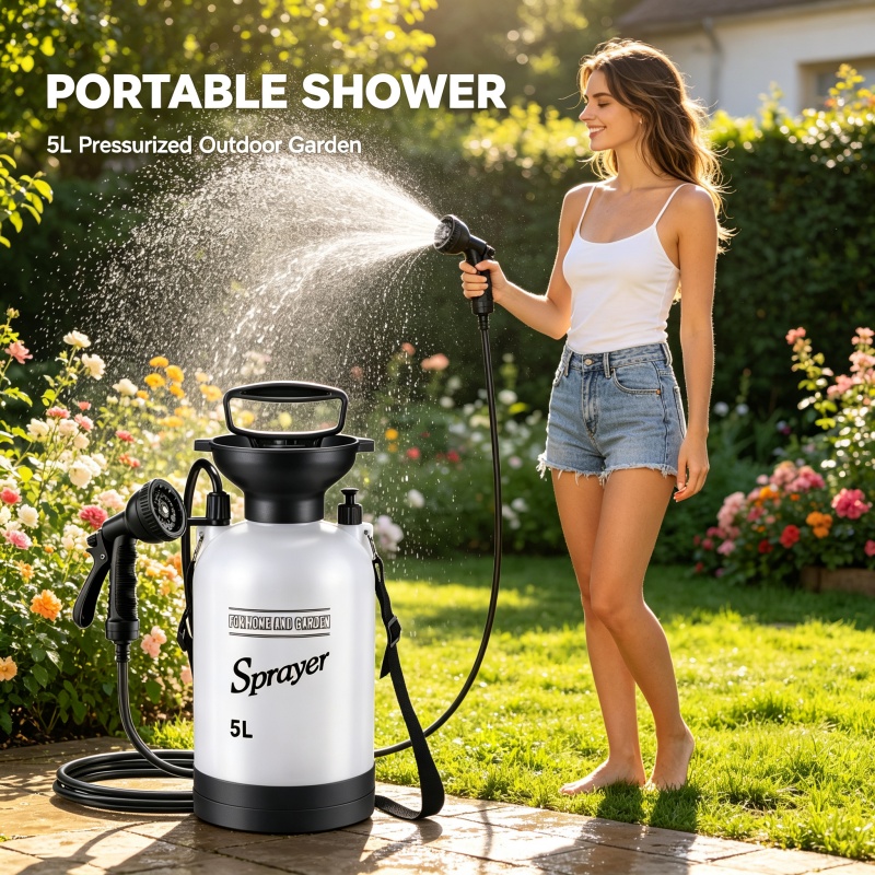 5L Taşınabilir Kamp Duşu Manue - Outdoor Camping Shower incelemesi ve fiyatı